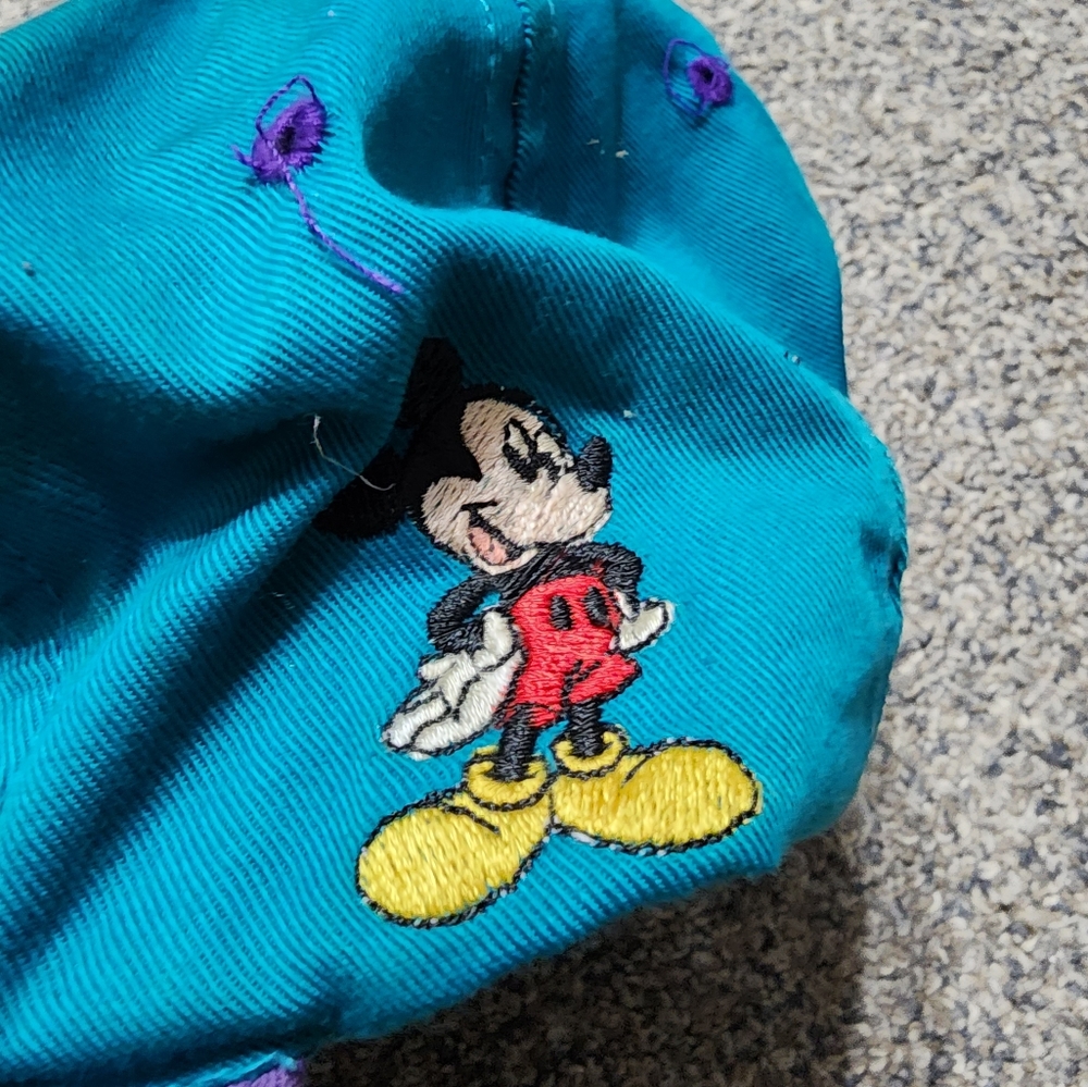 Vintage Disney Mickey Mouse Embroidery Baseball Hat - Picture 2 of 5